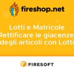 Rettificare le giacenze degli articoli con Lotti