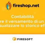Registrare il versamento di un assegno e visualizzare lo storico effetti