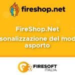 Personalizzazione del modulo Asporto